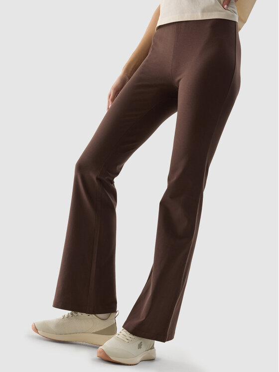 4F 4F Leggings 4FWSS24TTIGF149-80S Marrone