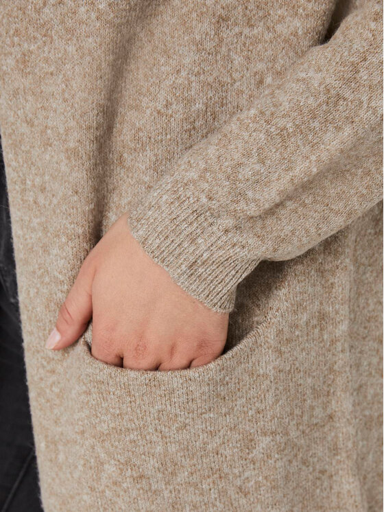Vero Moda Vero Moda Strickjacke 10215434 Beige Regular Fit
