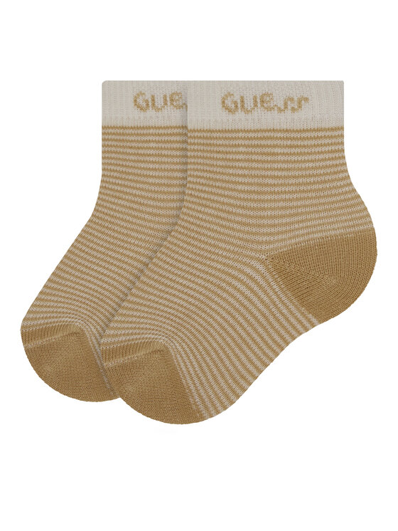 Guess Guess Dlhé ponožky H4YZ07 Z3G10 Béžová