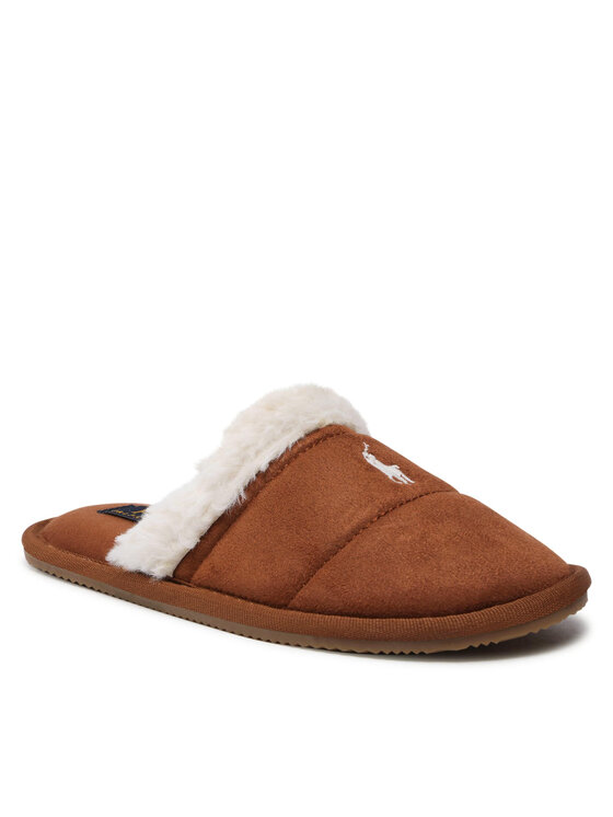 Polo Ralph Lauren Polo Ralph Lauren Παντόφλες Σπιτιού Kelcie RF103631 Καφέ