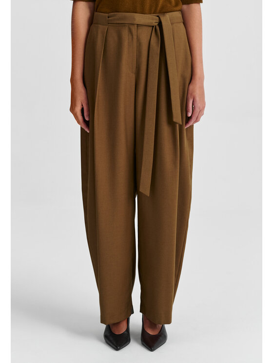 TATUUM TATUUM Spodnie materiałowe ANAISO Khaki Loose Leg