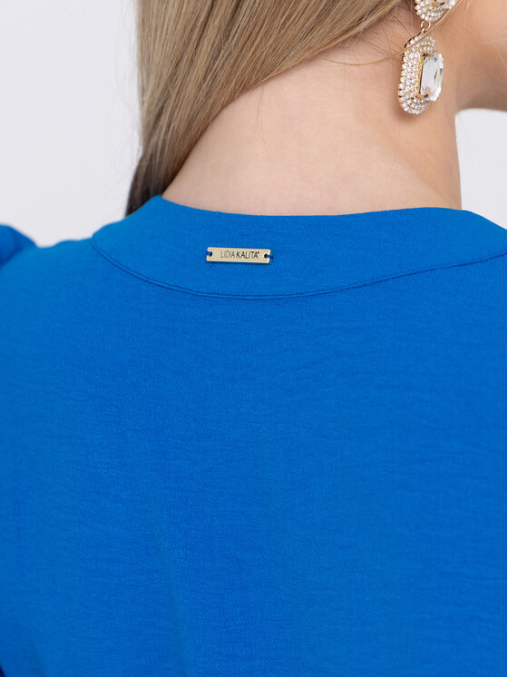LIDIA KALITA LIDIA KALITA Sukienka koktajlowa Verona Niebieski Flare Fit