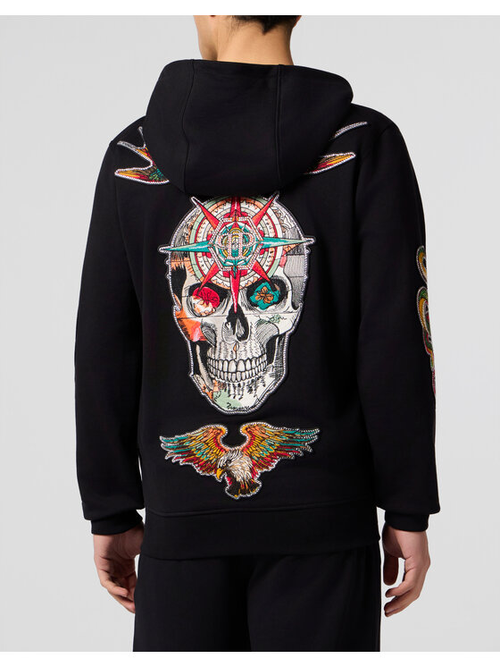 PHILIPP PLEIN PHILIPP PLEIN Bluza 29013 Czarny Athletic Fit
