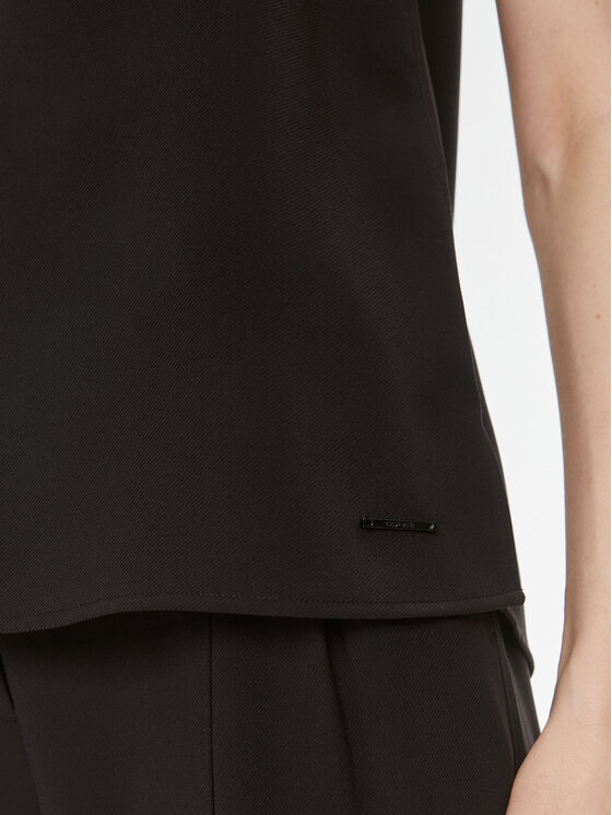 Calvin Klein Calvin Klein Bluse K20K206376 Schwarz Regular Fit
