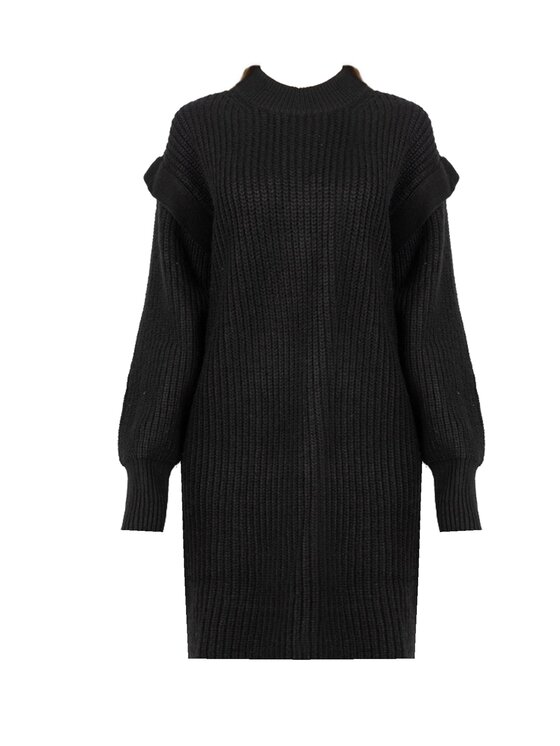 Silvian Heach Silvian Heach Každodenní šaty PGA22120VE Černá Regular Fit