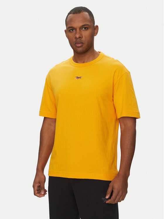 Reebok Reebok Póló 100214894 Narancssárga Regular Fit
