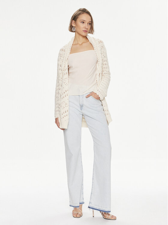 TWINSET TWINSET Kardigán 241TP3501 Béžová Regular Fit
