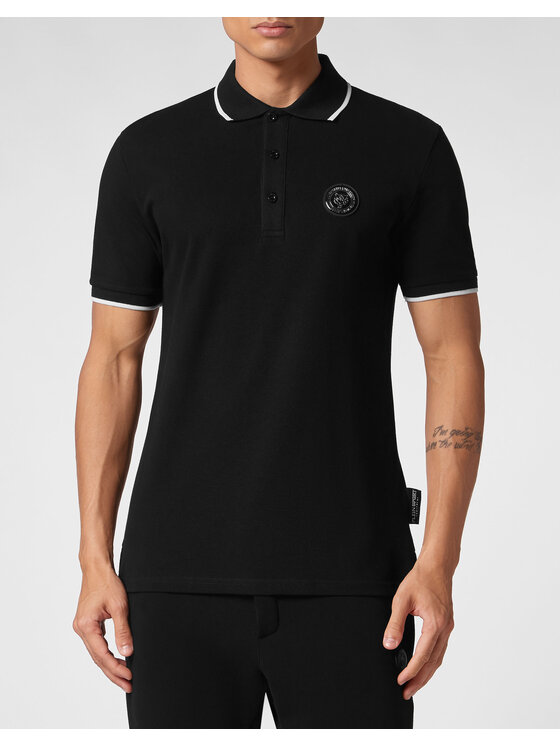 Plein Sport Plein Sport Polo 641 Czarny Slim Fit