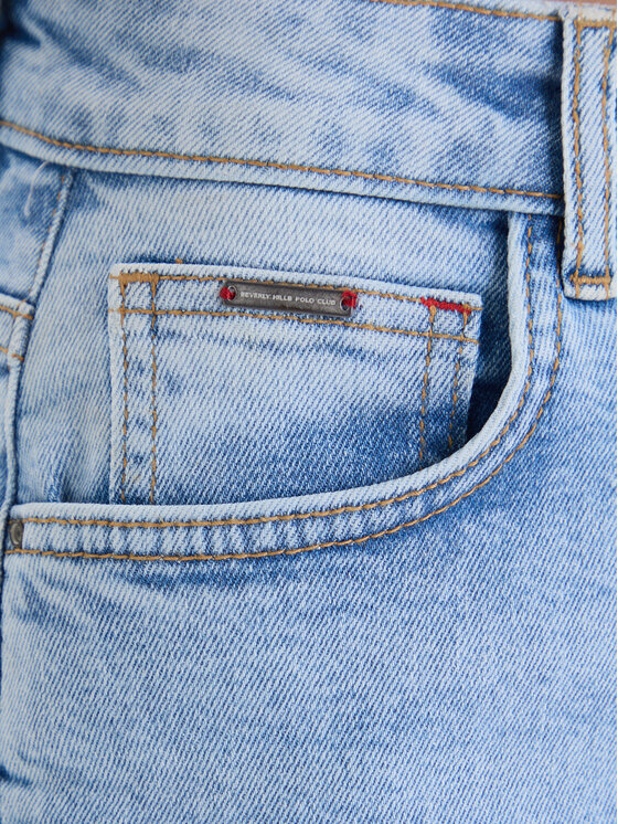 Beverly Hills Polo Club Beverly Hills Polo Club Traperice W126-BHLTR-1002-22D Plava Slim Fit
