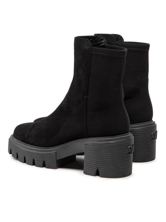 Stuart Weitzman Stuart Weitzman Botki Soho Bootie SC723 Czarny