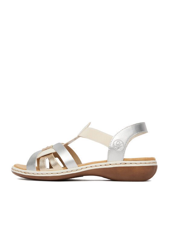 Rieker Rieker Sandály CEO-65918-91 Stříbrná