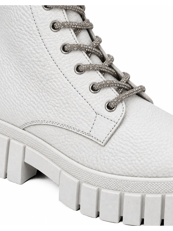 PHILIPP PLEIN PHILIPP PLEIN Kotníková obuv s elastickým prvkem 31822 Bílá