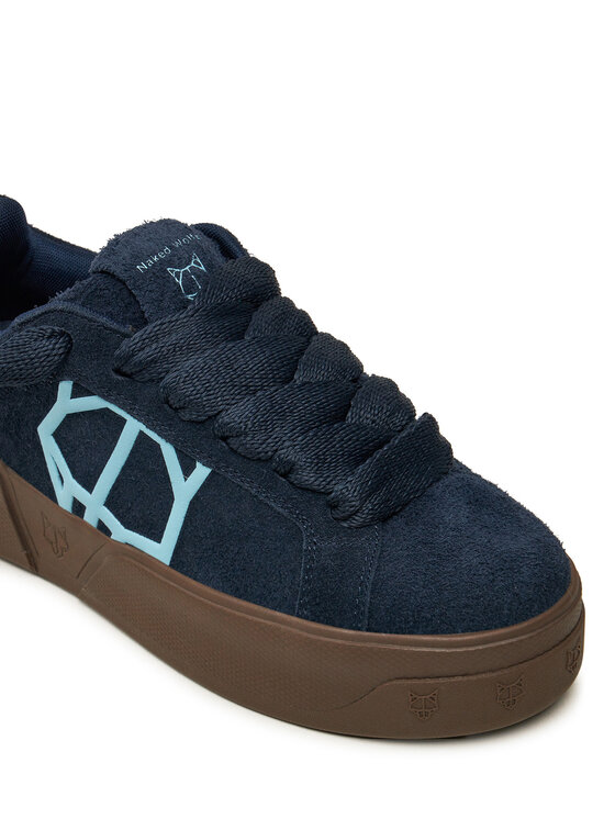 Naked Wolfe Naked Wolfe Sneakersy Kray Hairy Tmavomodrá