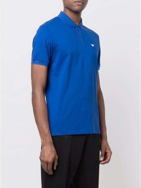 Emporio Armani Emporio Armani Polokošeľa 8N1FQ2 1JTKZ Modrá Regular Fit