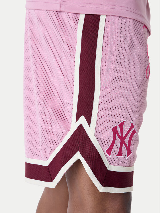 New Era New Era Športne kratke hlače New York Yankees MLB Floral 60596339 Roza Regular Fit