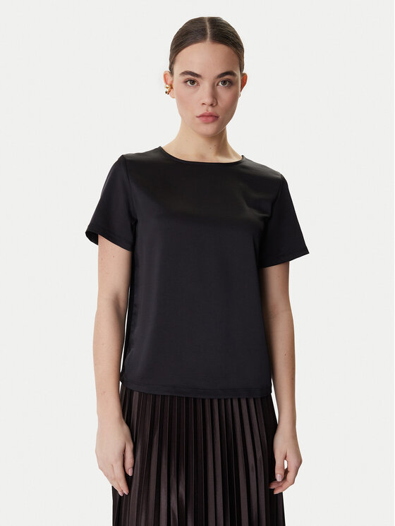 Weekend Max Mara Weekend Max Mara Blúzka Zona 2615941011 Čierna Relaxed Fit