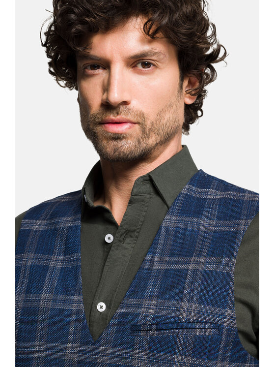Lancerto Lancerto Kamizelka Sonora KA131123000013 Granatowy Slim Fit