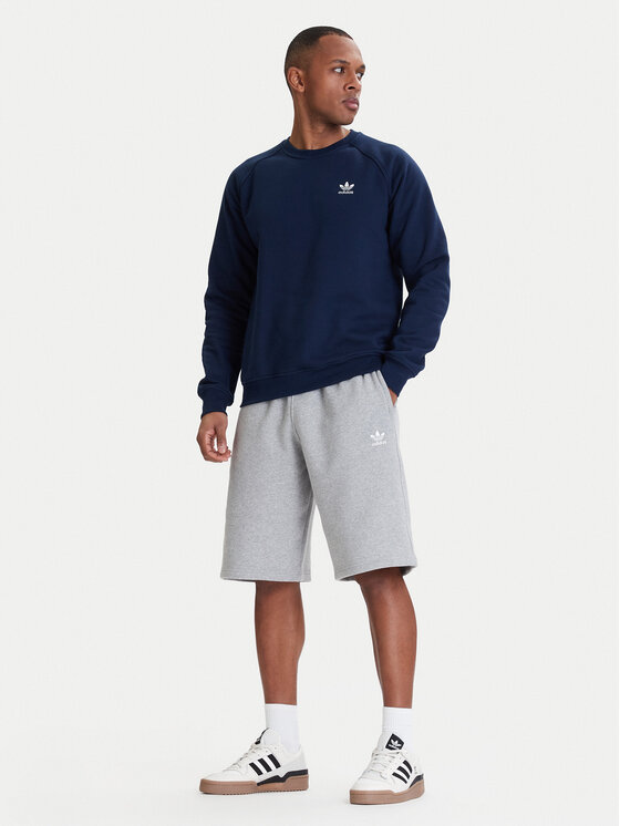 adidas adidas Sportovní kraťasy Trefoil Essentials JV6053 Šedá Loose Fit