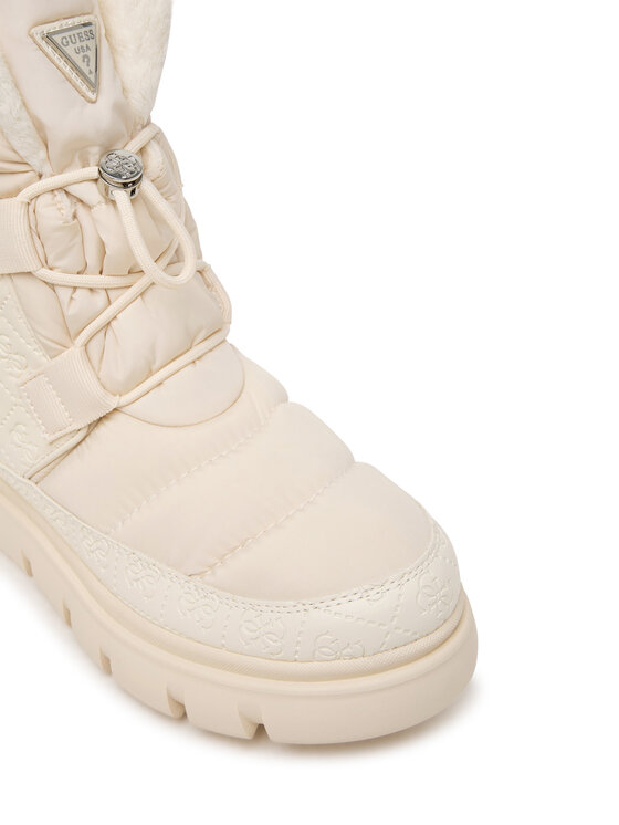 Guess Guess Μπότες Χιονιού FLFMAB FAB10 Κρεμ