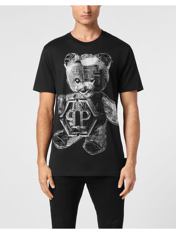 PHILIPP PLEIN PHILIPP PLEIN T-Shirt 14785 Černá Regular Fit