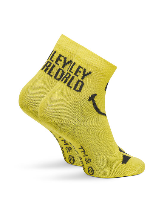 adidas adidas Sada 3 párů dětských vysokých ponožek Smiley World JG5804 Barevná