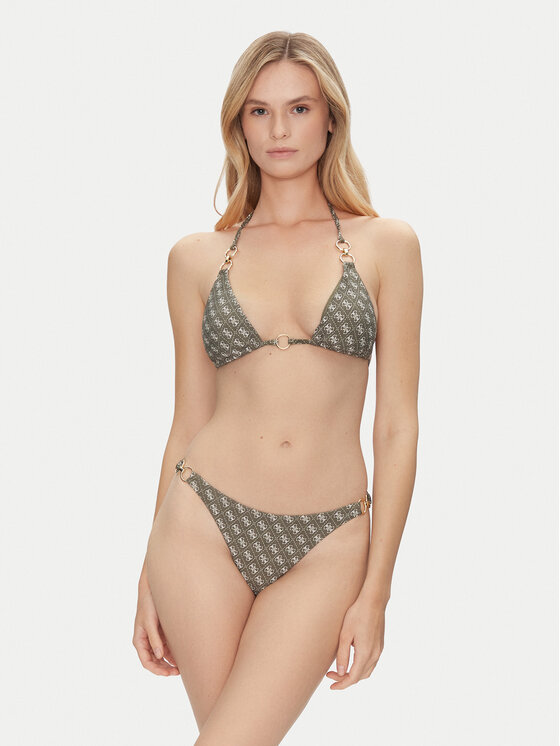 Guess Guess Dół od bikini E5GO28 KCRL2 Zielony