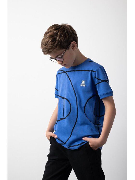 Coccodrillo Coccodrillo T-Shirt ZC5143202ABJ-032 Tmavomodrá Regular Fit