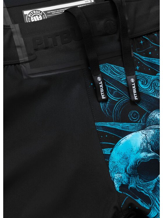 PITBULL PITBULL Szorty sportowe PITBULL WORLD Czarny Regular Fit