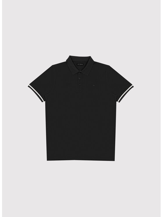 Pako Lorente Pako Lorente Polo P26WN-TX-007 Czarny Regular Fit