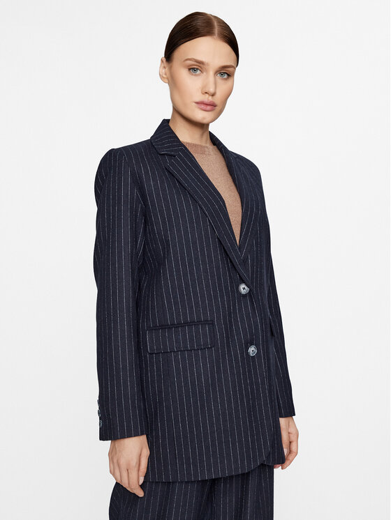 Pepe Jeans Pepe Jeans Zakó Rene PL402287 Fekete Relaxed Fit