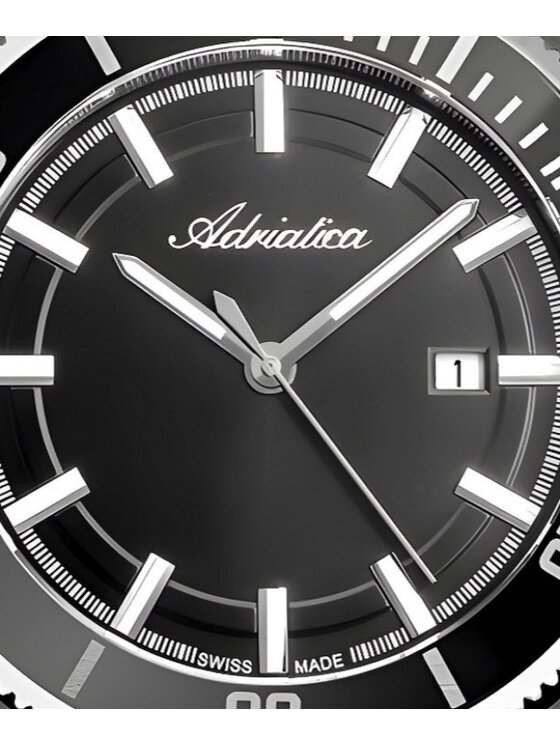 Adriatica Adriatica Hodinky A1139.S1R6Q Čierna