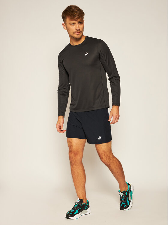 Asics Asics Sportshorts Katakana 5Inch 2011A952 Schwarz Regular Fit