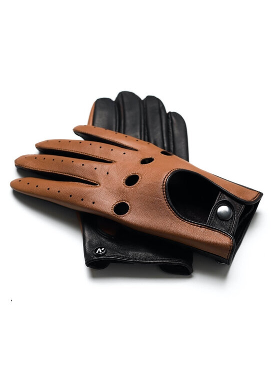 Rękawiczki Męskie napo gloves, Brązowe, napoDRIVE (Brązowe/jasny Brązowe) S