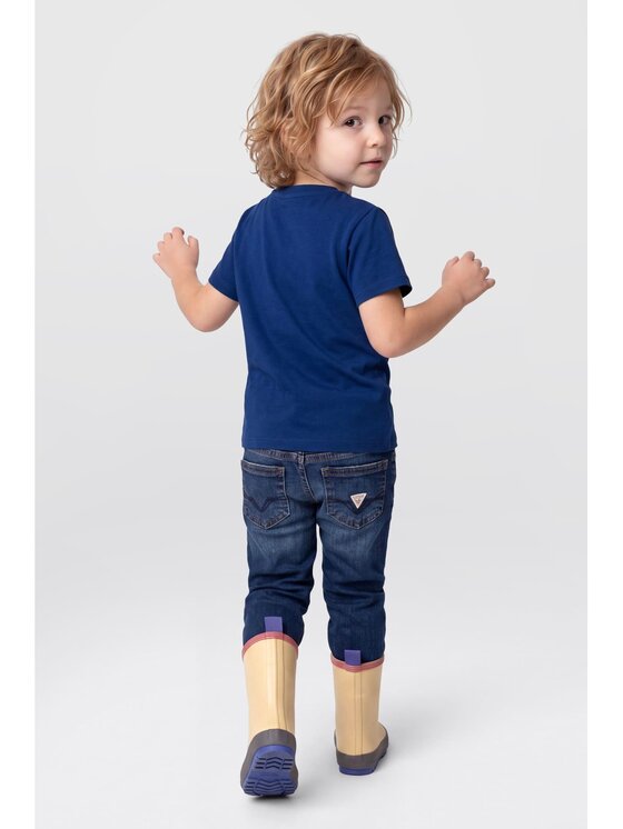 Guess Kids Guess Kids T-Shirt 185387 Niebieski Classic Fit