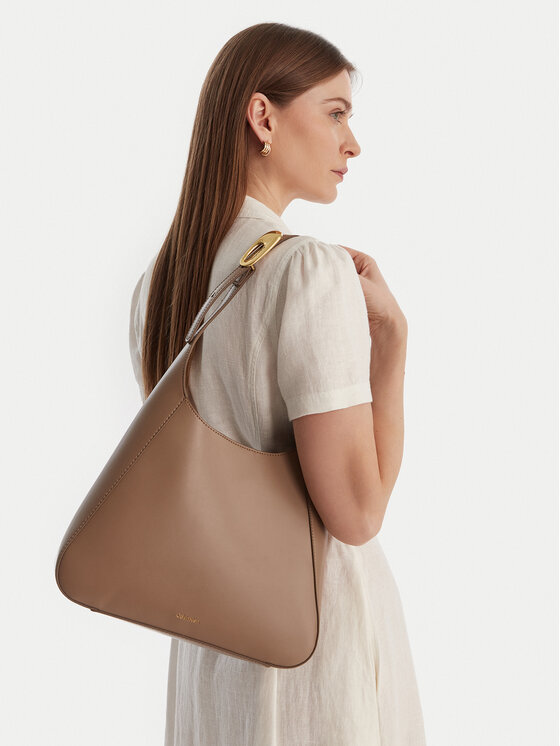 Calvin Klein Calvin Klein Torbica Hardware Adj Strap Medium Bag LV04F3402G Bež