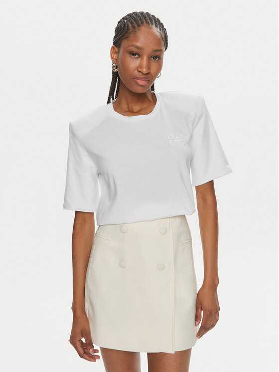 MVP Wardrobe MVP Wardrobe T-Shirt MVPE4TS147.0JE0081 Bílá Classic Fit