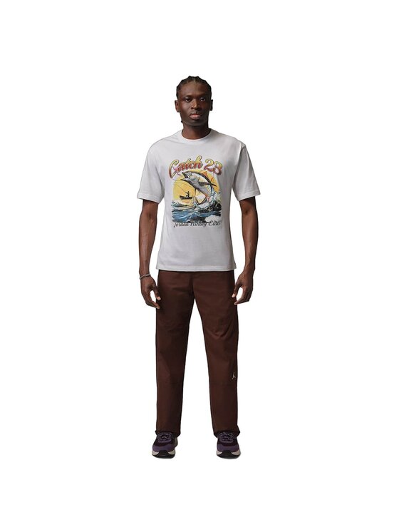 Nike Nike T-Shirt M J NC FISH GFX SS CREW IF3057-100 Biały Regular Fit