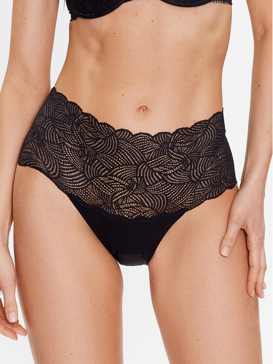 Chantelle Chantelle Klassischer Damenslip mit hoher Taille Soft Stretch C11G80 Schwarz