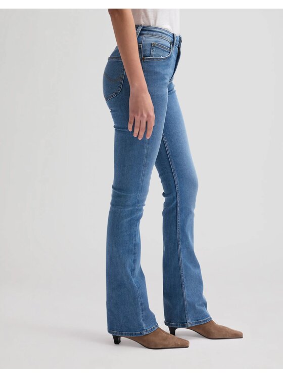 Lee Lee Jeansy BREESE BOOT Niebieski Slim Fit