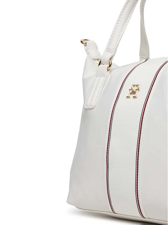 Tommy Hilfiger Tommy Hilfiger Torbica Poppy Small Tote Corp AW0AW17204 Écru
