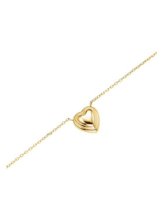 Rosefield Rosefield Naszyjnik Heart Collection Złoty