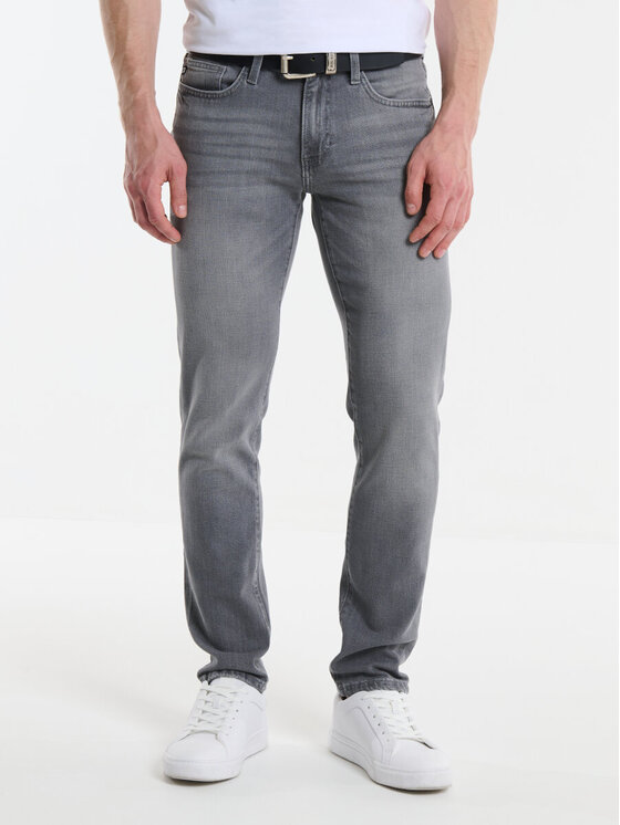 BIG STAR BIG STAR Jeansy TERRY_SLIM_896_190 Szary Slim Fit