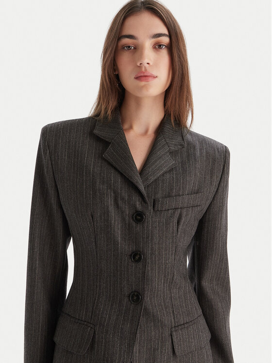 Marella Marella Marynarka Essenza 2523046052 Brązowy Slim Fit