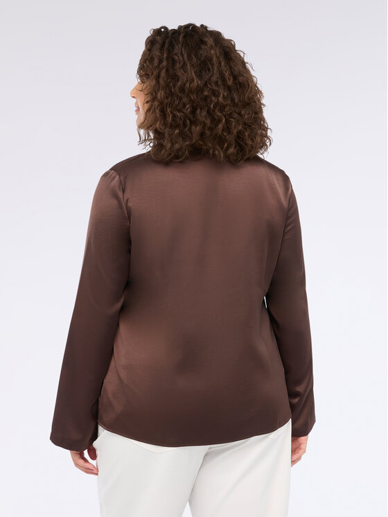 Fiorella Rubino Fiorella Rubino Blusa 2840T002361N022 Marrone Over Fit