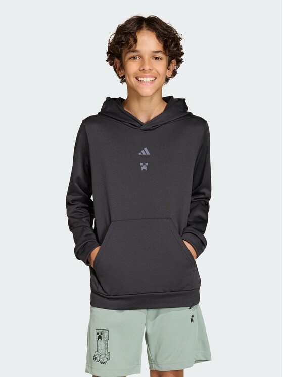 adidas adidas Bluza Minecraft Czarny Regular Fit