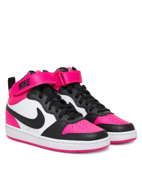 Nike Nike Sneakersy Court Borough Mid 2 Bg HV0933 100 Różowy