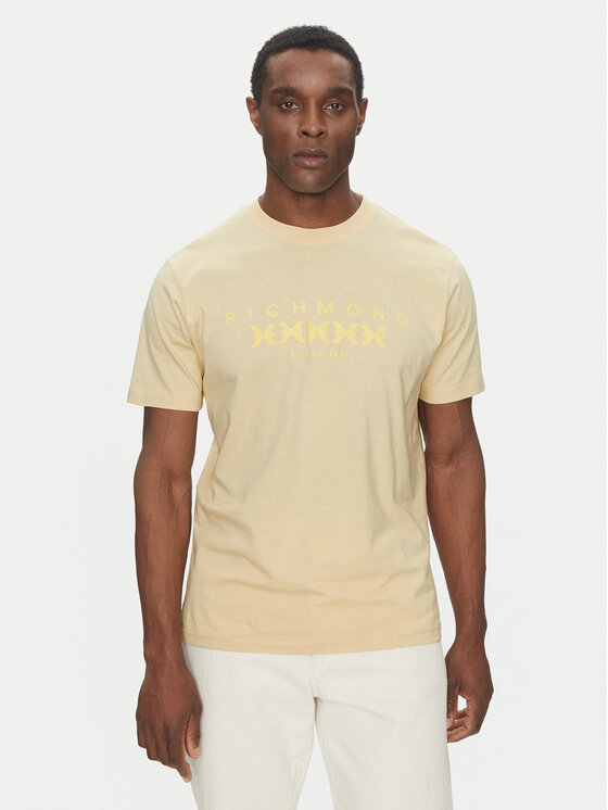 T-Shirt Richmond X, Velikost:M, Barva: Béžová, UMP25004TS