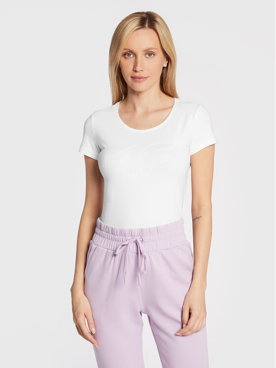 4F 4F Футболка H4Z22-TSD353 Білий Regular Fit