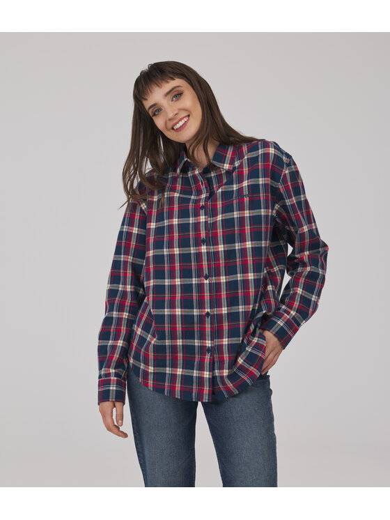 Lee Cooper Lee Cooper Koszula RENATA Czerwony Oversize