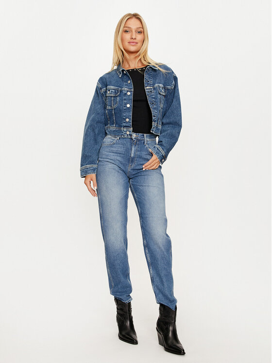 REPLAY REPLAY Farmer kabát W7Z1 .000.759 53D Kék Relaxed Fit